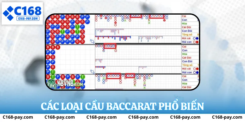 Các loại cầu baccarat phổ biến