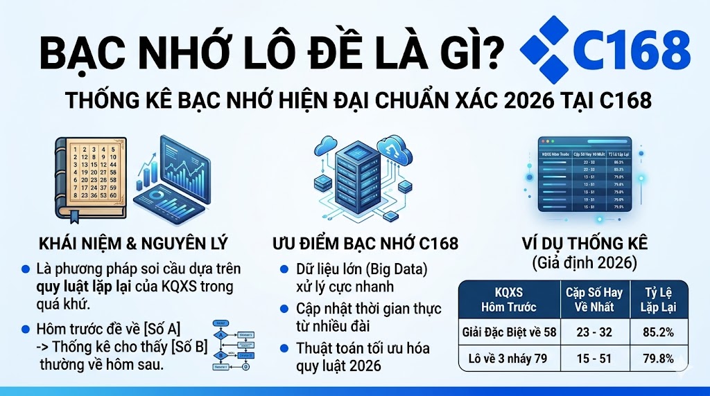 Bảng thống kê bạc nhớ lô đề hiện đại chuẩn xác nhất 2026